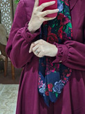 مانتو آلاله سرخابی