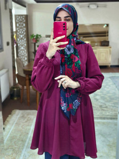 مانتو آلاله سرخابی